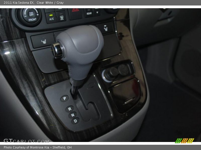Clear White / Gray 2011 Kia Sedona EX
