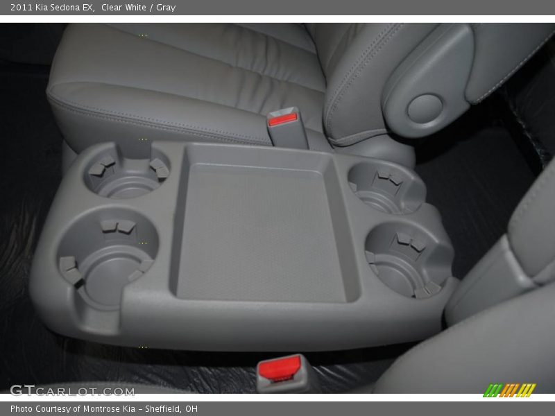 Clear White / Gray 2011 Kia Sedona EX