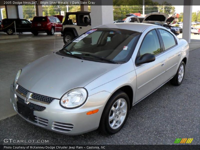 Bright Silver Metallic / Dark Slate Gray 2005 Dodge Neon SXT