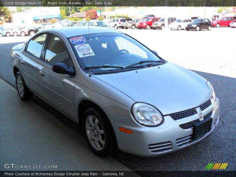 Bright Silver Metallic / Dark Slate Gray 2005 Dodge Neon SXT