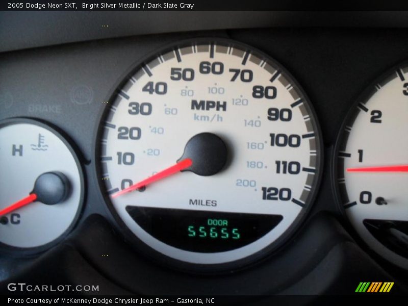 Bright Silver Metallic / Dark Slate Gray 2005 Dodge Neon SXT