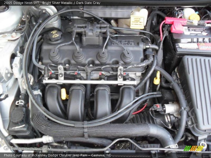 Bright Silver Metallic / Dark Slate Gray 2005 Dodge Neon SXT