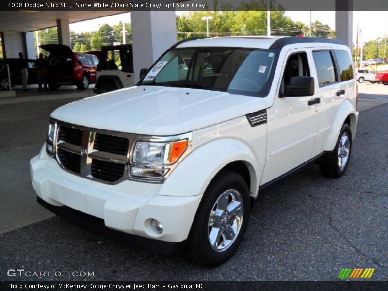 Stone White / Dark Slate Gray/Light Slate Gray 2008 Dodge Nitro SLT