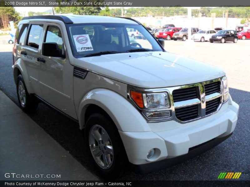 Stone White / Dark Slate Gray/Light Slate Gray 2008 Dodge Nitro SLT