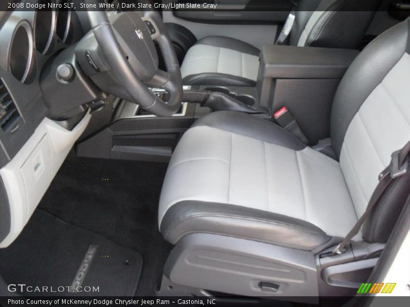 Stone White / Dark Slate Gray/Light Slate Gray 2008 Dodge Nitro SLT