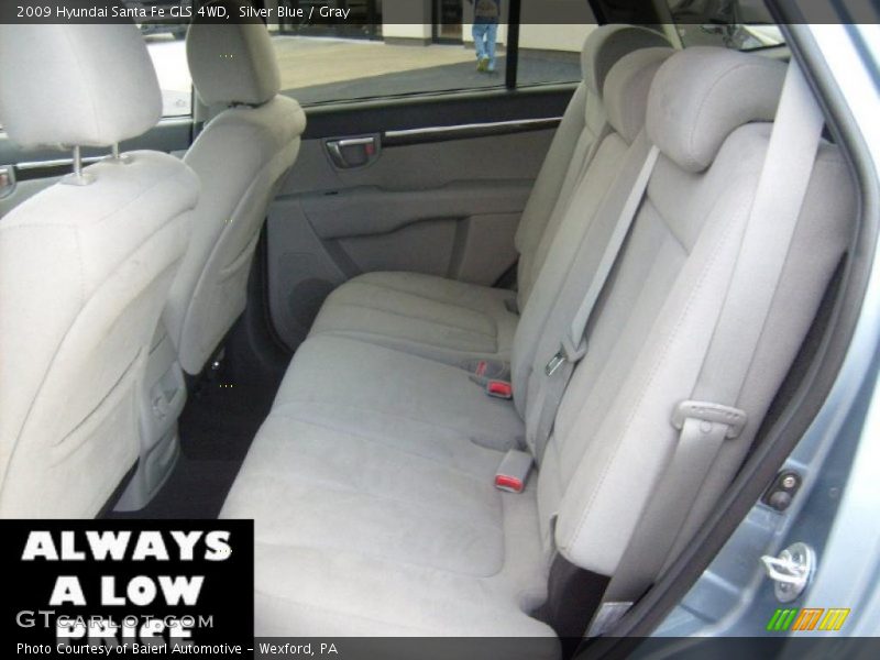 Silver Blue / Gray 2009 Hyundai Santa Fe GLS 4WD