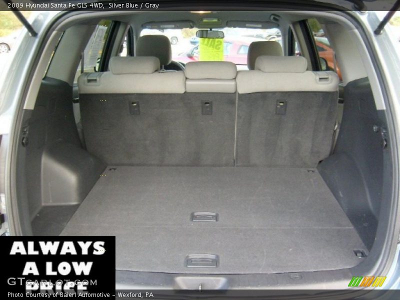 Silver Blue / Gray 2009 Hyundai Santa Fe GLS 4WD