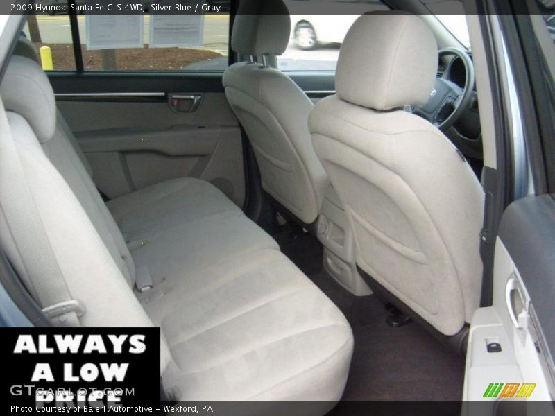 Silver Blue / Gray 2009 Hyundai Santa Fe GLS 4WD
