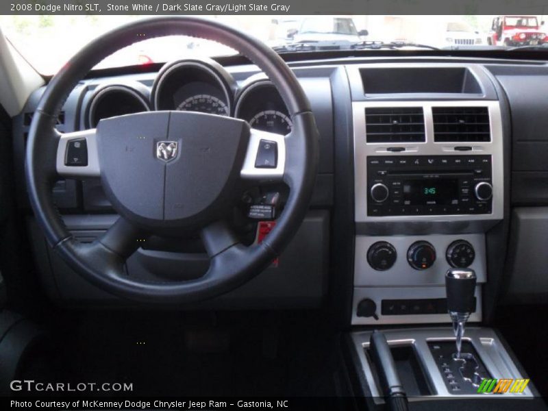 Stone White / Dark Slate Gray/Light Slate Gray 2008 Dodge Nitro SLT