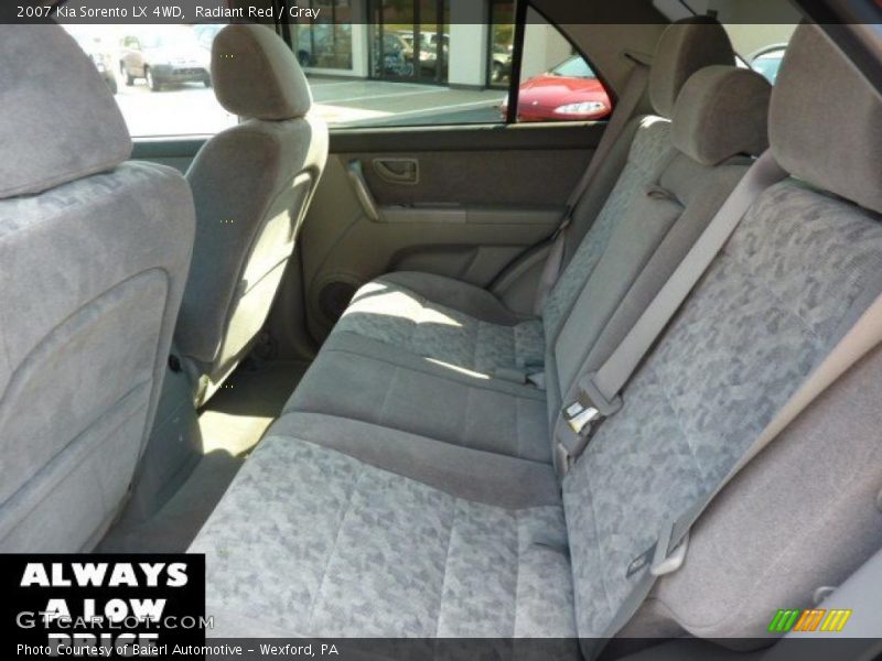 Radiant Red / Gray 2007 Kia Sorento LX 4WD