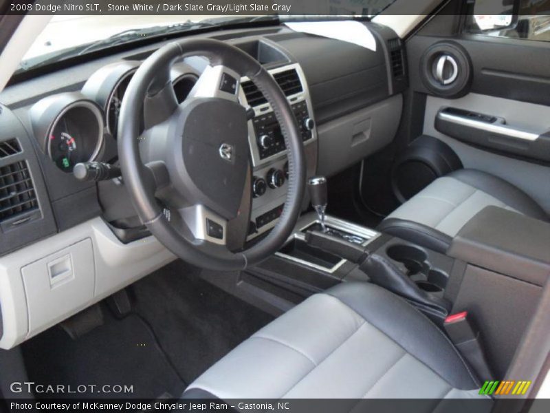 Stone White / Dark Slate Gray/Light Slate Gray 2008 Dodge Nitro SLT