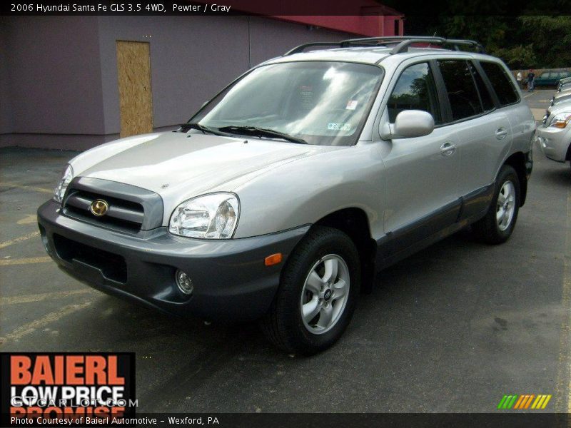 Pewter / Gray 2006 Hyundai Santa Fe GLS 3.5 4WD