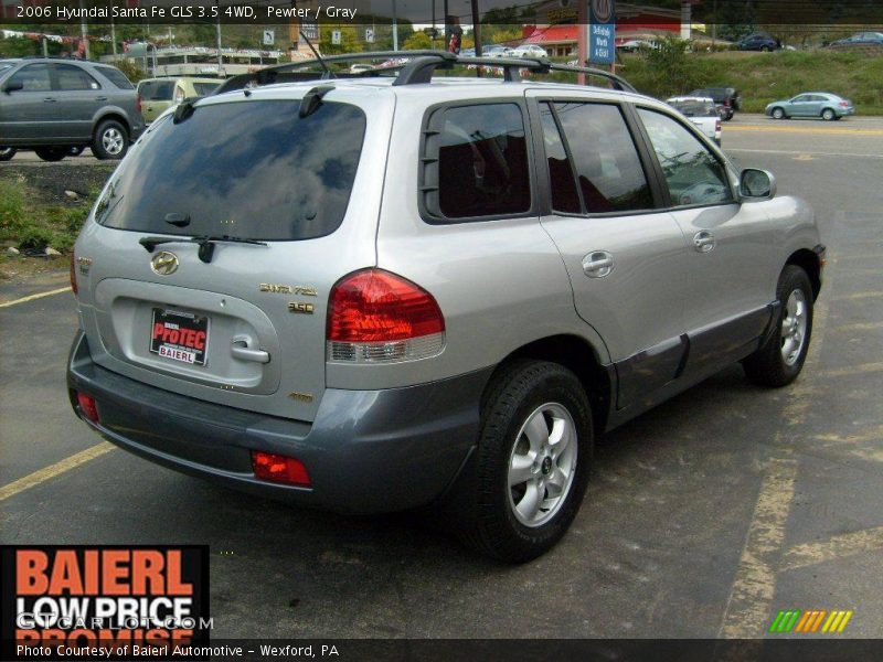 Pewter / Gray 2006 Hyundai Santa Fe GLS 3.5 4WD