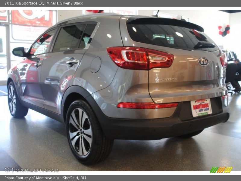 Mineral Silver / Black 2011 Kia Sportage EX