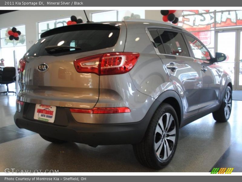 Mineral Silver / Black 2011 Kia Sportage EX
