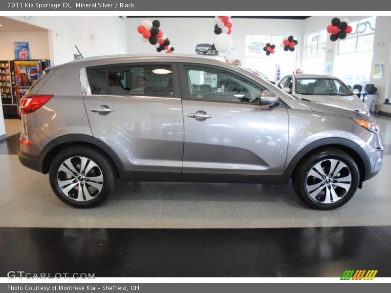 Mineral Silver / Black 2011 Kia Sportage EX