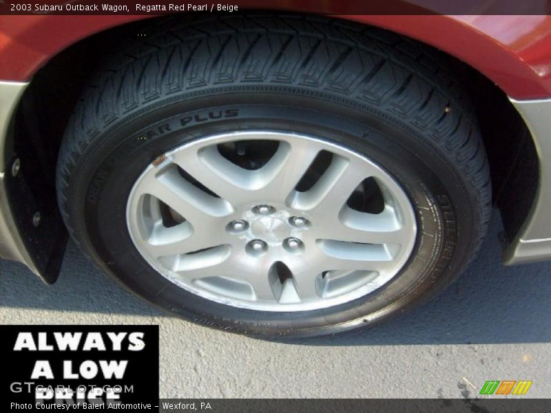 Regatta Red Pearl / Beige 2003 Subaru Outback Wagon