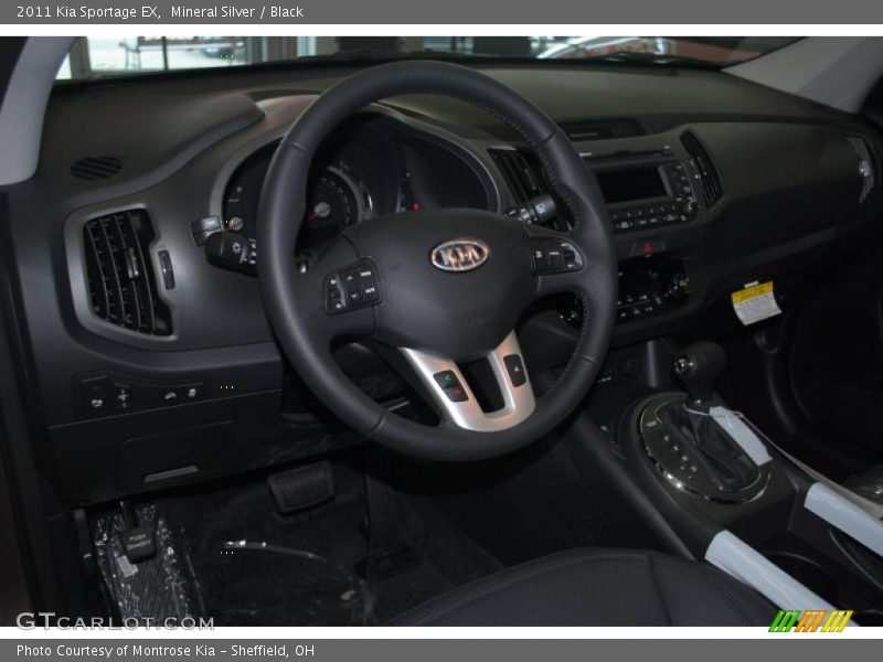 Mineral Silver / Black 2011 Kia Sportage EX