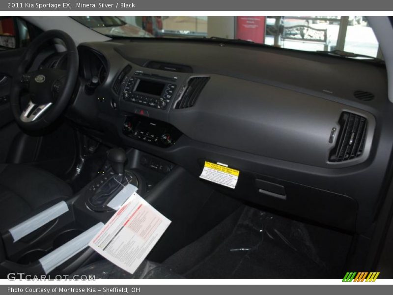 Mineral Silver / Black 2011 Kia Sportage EX