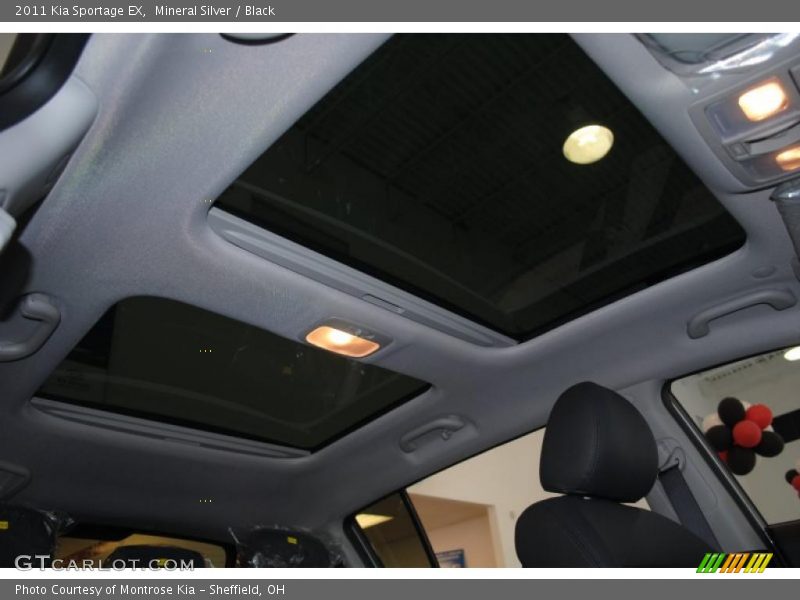 Mineral Silver / Black 2011 Kia Sportage EX