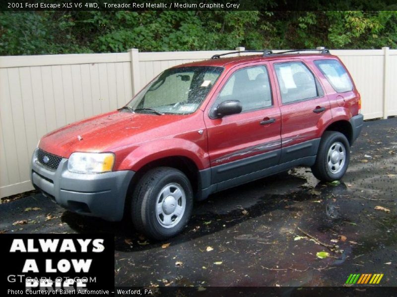 Toreador Red Metallic / Medium Graphite Grey 2001 Ford Escape XLS V6 4WD