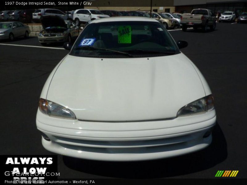 Stone White / Gray 1997 Dodge Intrepid Sedan