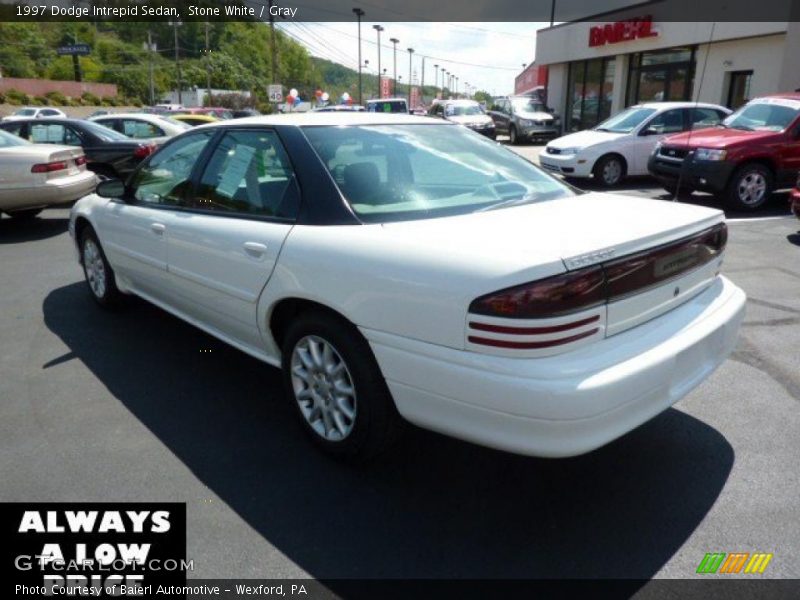 Stone White / Gray 1997 Dodge Intrepid Sedan