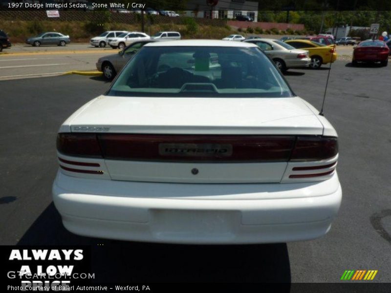 Stone White / Gray 1997 Dodge Intrepid Sedan