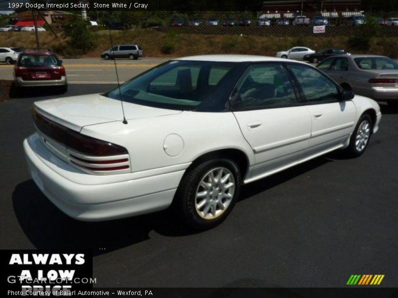 Stone White / Gray 1997 Dodge Intrepid Sedan