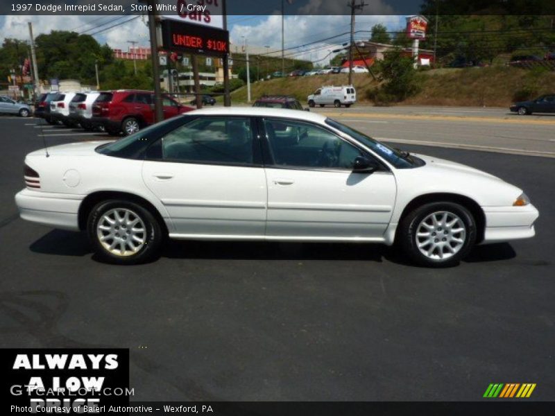 Stone White / Gray 1997 Dodge Intrepid Sedan