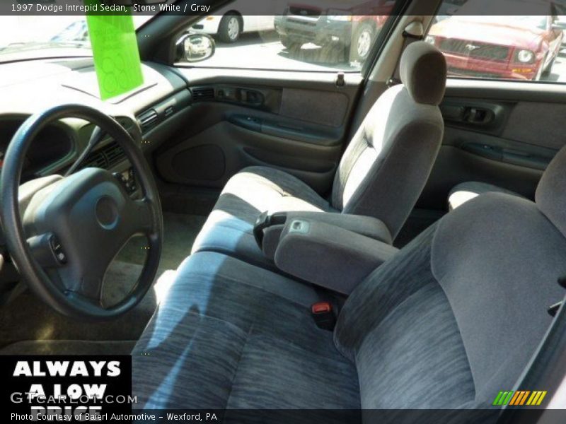 Stone White / Gray 1997 Dodge Intrepid Sedan