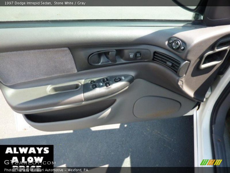 Stone White / Gray 1997 Dodge Intrepid Sedan