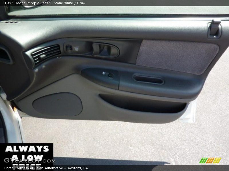 Stone White / Gray 1997 Dodge Intrepid Sedan