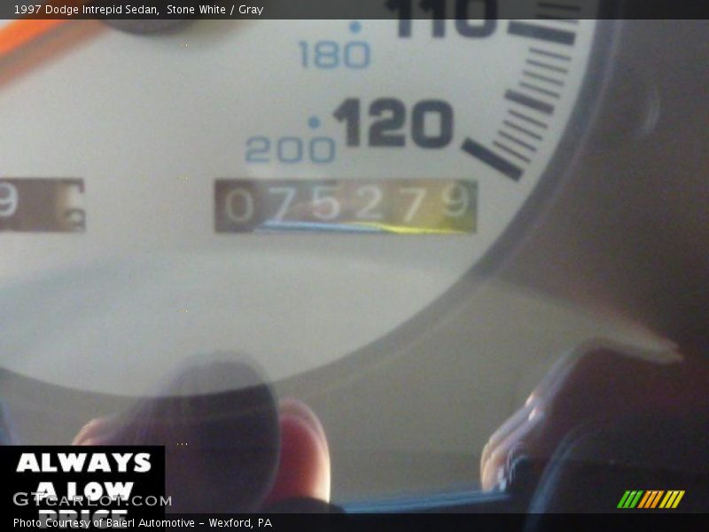 Stone White / Gray 1997 Dodge Intrepid Sedan
