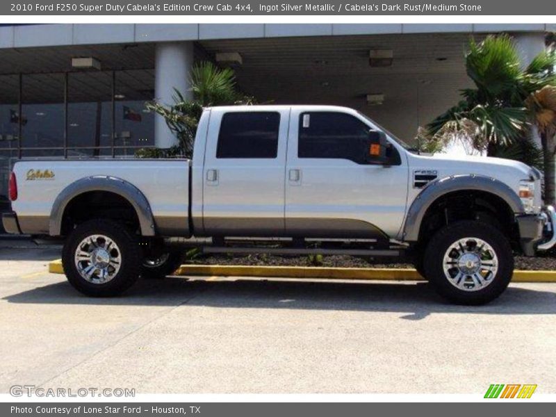 Ingot Silver Metallic / Cabela's Dark Rust/Medium Stone 2010 Ford F250 Super Duty Cabela's Edition Crew Cab 4x4
