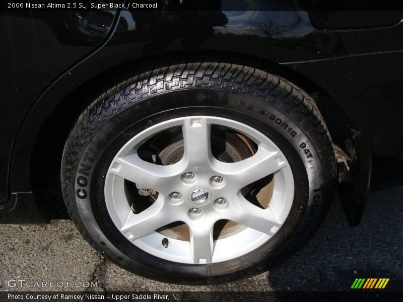 Super Black / Charcoal 2006 Nissan Altima 2.5 SL