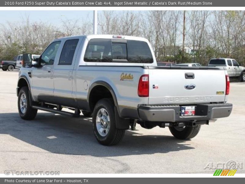 Ingot Silver Metallic / Cabela's Dark Rust/Medium Stone 2010 Ford F250 Super Duty Cabela's Edition Crew Cab 4x4