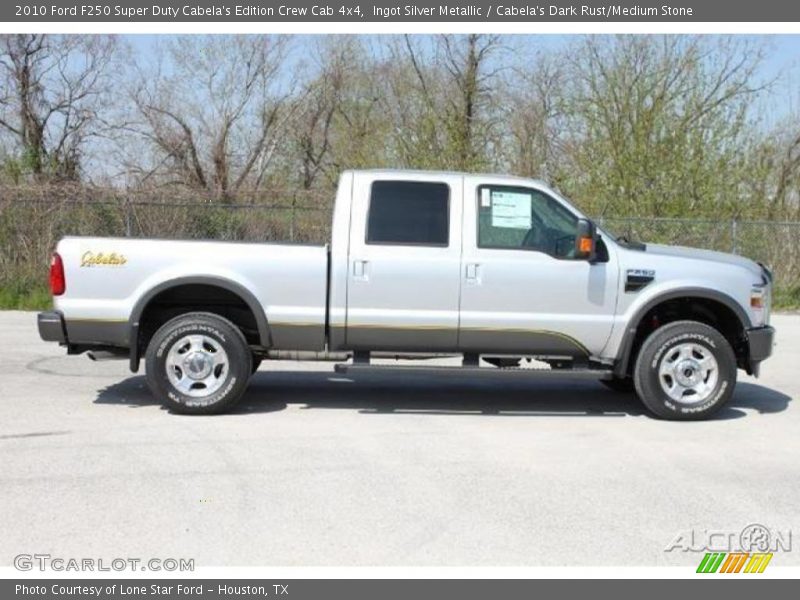 Ingot Silver Metallic / Cabela's Dark Rust/Medium Stone 2010 Ford F250 Super Duty Cabela's Edition Crew Cab 4x4