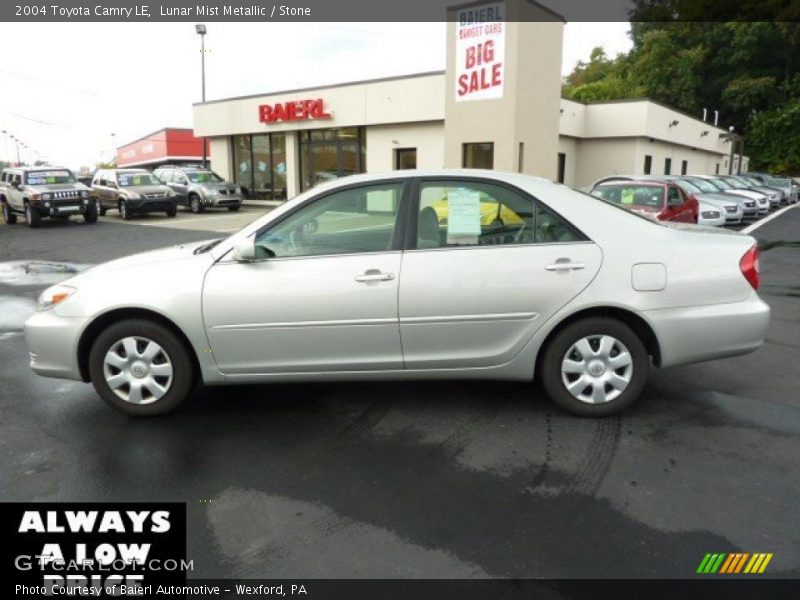 Lunar Mist Metallic / Stone 2004 Toyota Camry LE