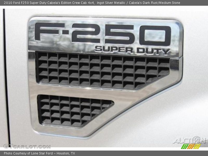 Ingot Silver Metallic / Cabela's Dark Rust/Medium Stone 2010 Ford F250 Super Duty Cabela's Edition Crew Cab 4x4
