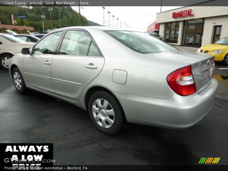 Lunar Mist Metallic / Stone 2004 Toyota Camry LE