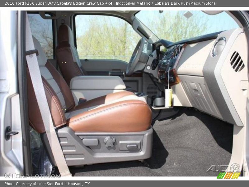 Ingot Silver Metallic / Cabela's Dark Rust/Medium Stone 2010 Ford F250 Super Duty Cabela's Edition Crew Cab 4x4