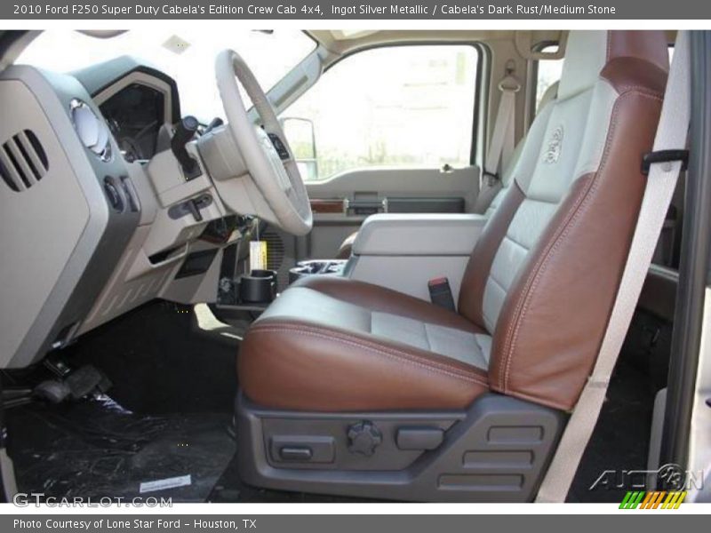 Ingot Silver Metallic / Cabela's Dark Rust/Medium Stone 2010 Ford F250 Super Duty Cabela's Edition Crew Cab 4x4