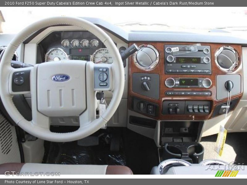 Ingot Silver Metallic / Cabela's Dark Rust/Medium Stone 2010 Ford F250 Super Duty Cabela's Edition Crew Cab 4x4