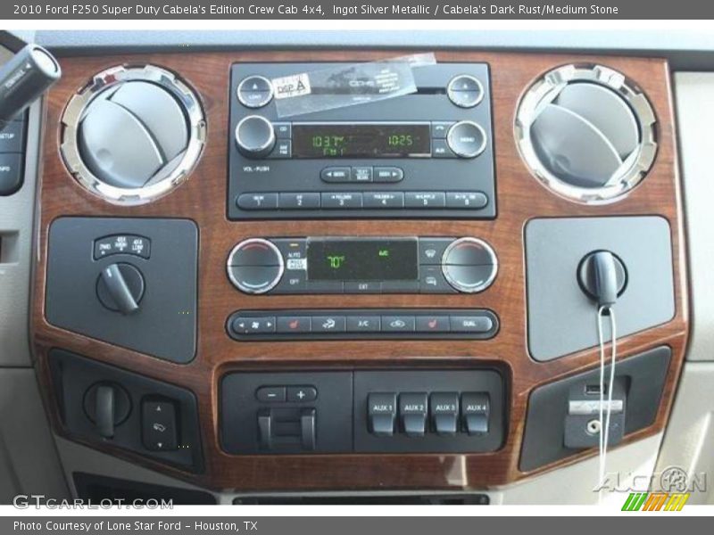 Ingot Silver Metallic / Cabela's Dark Rust/Medium Stone 2010 Ford F250 Super Duty Cabela's Edition Crew Cab 4x4