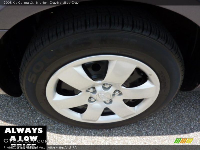 Midnight Gray Metallic / Gray 2008 Kia Optima LX