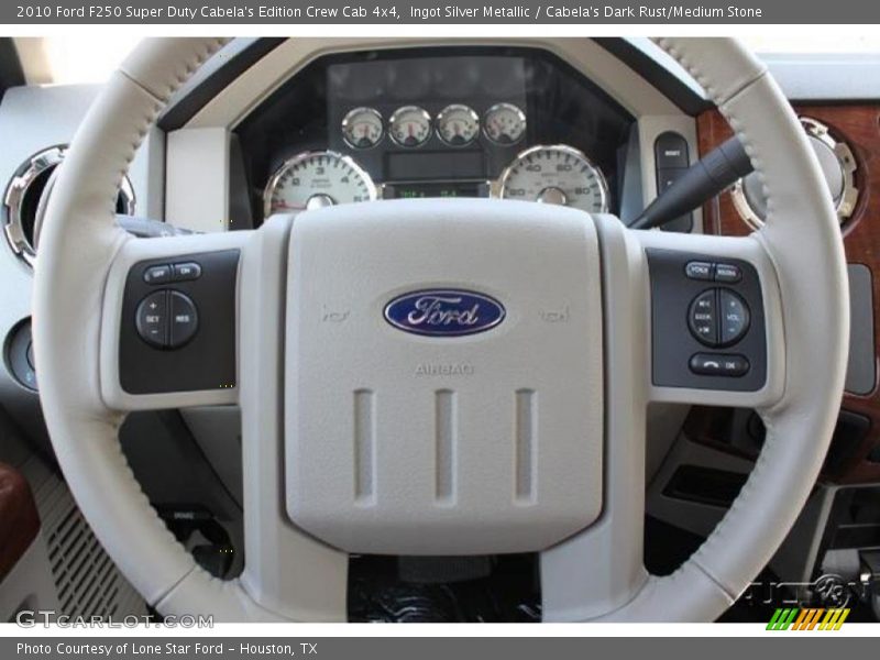 Ingot Silver Metallic / Cabela's Dark Rust/Medium Stone 2010 Ford F250 Super Duty Cabela's Edition Crew Cab 4x4