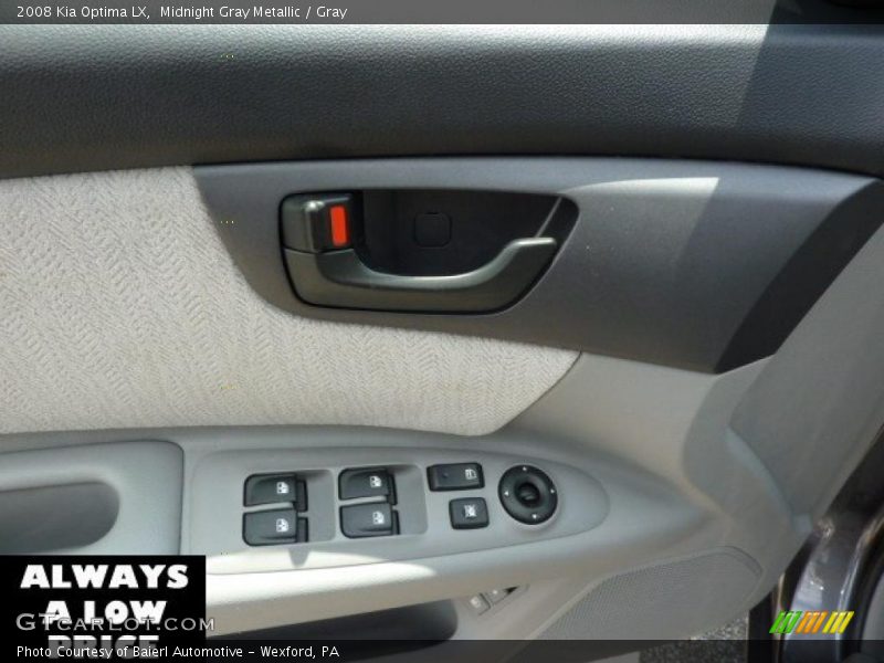 Midnight Gray Metallic / Gray 2008 Kia Optima LX