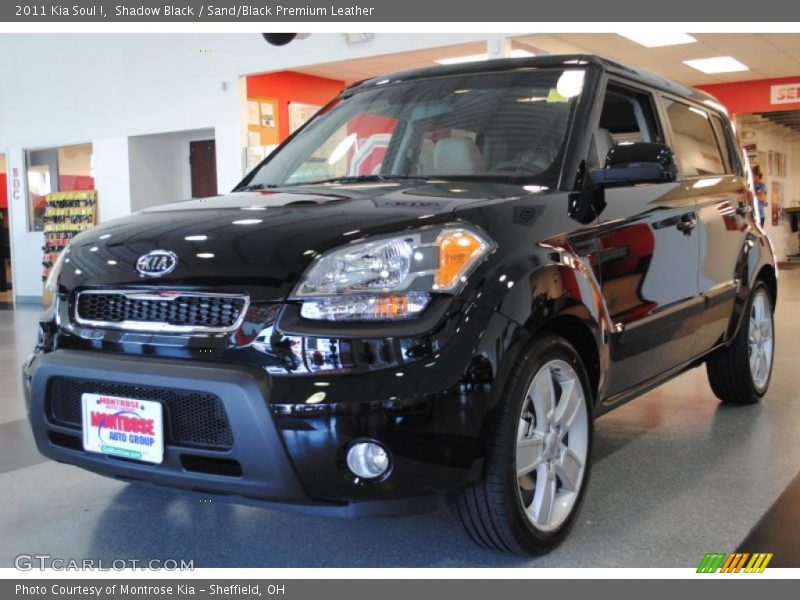 Shadow Black / Sand/Black Premium Leather 2011 Kia Soul !