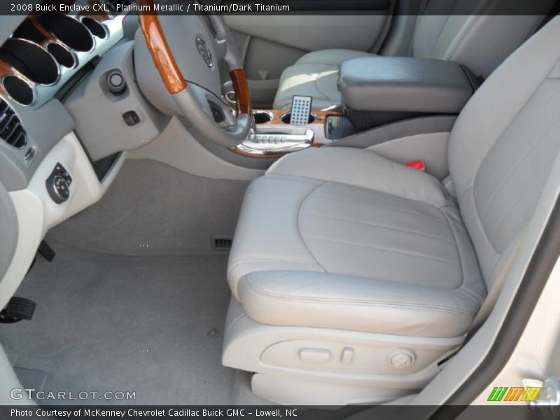 Platinum Metallic / Titanium/Dark Titanium 2008 Buick Enclave CXL